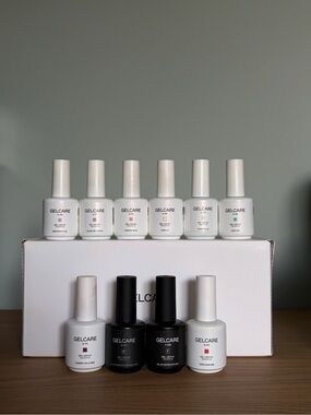 Professional GELCARE LED Lamp and 10 Gel Polish Set